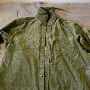 Olive green men shirt